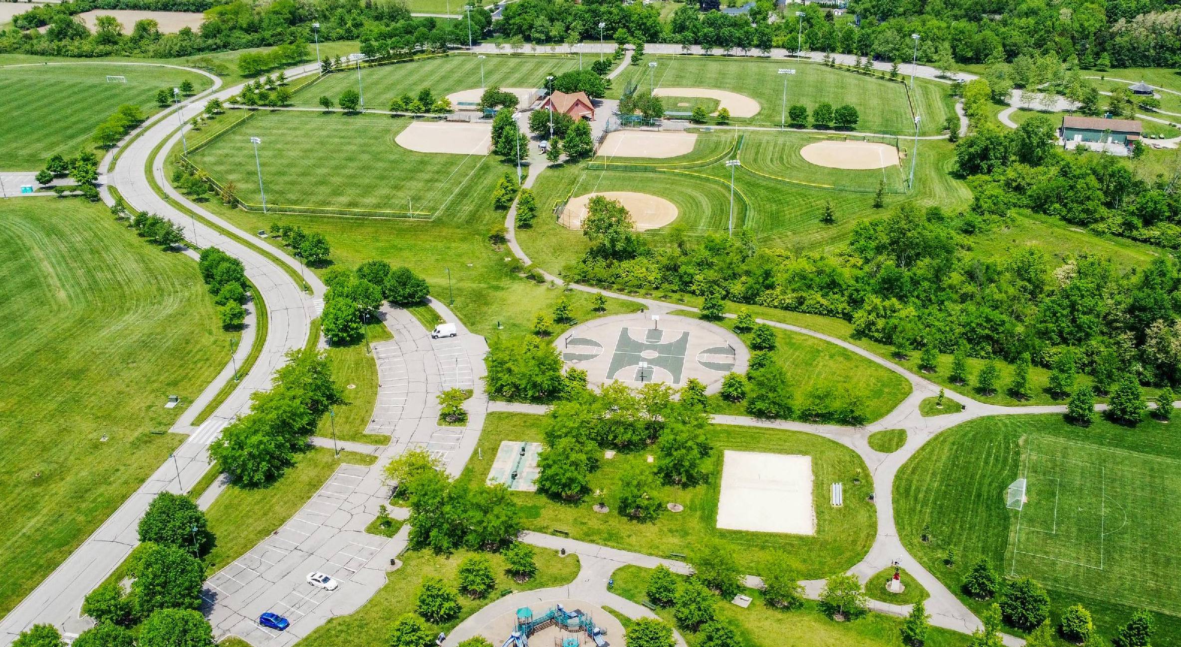 top view